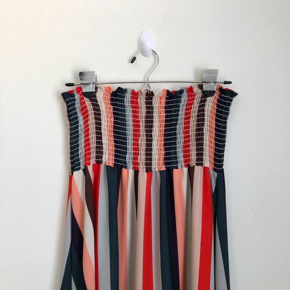 Newbury Kustom Rainbow Striped Maxi Dress - Picture 2 of 8